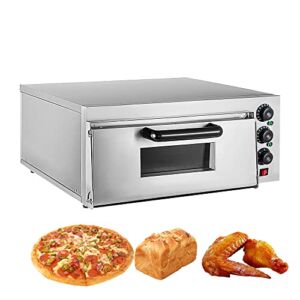 BGGFNZ Pizza Oven – Stainless Steel Commercial Pizza Oven Double Layer with Timer, Electric Multifunction Toaster Grill Grill for Restaurant Home Party Pizza