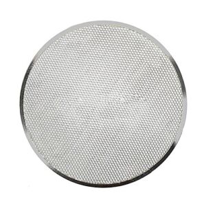 Pizza Screen Gadgets Baking Tray sy Clean Aluminum Alloy Cookware Kitchen Tool For Oven Restaurant Thickened Flat Mesh Bakeware Home Accessories(10inch)