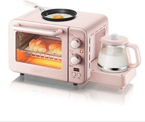 ZQDMBH Oven Toaster Oven Oven, 3 in 1 Breakfast Machine Multifunction Home Drip Coffee Maker Bread Pizza Oven Frying Pan Toaster Family Breakfast Making air Fryer
