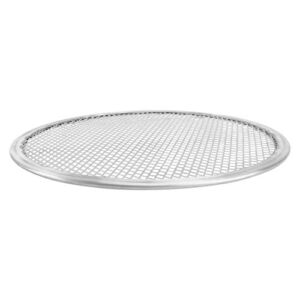 Kichvoe Stainless Steel Pizza Pan Pizza Screen Seamless Round Aluminum Mesh Pizza Baking Tray Pizza Pan Net Cookware Oven Baking Supplies for Home Kitchen Restaurant 20 Inch Muffin Pan