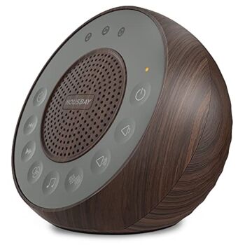 Housbay White Noise Machine with 31 High Fidelity Soothing Sounds, 5W High Power Loud Enough Speaker, Easy Volume Control, Sleep Timer, Sound Machine for Baby, Kids, Adults, Light Sleeper -Wood Grain | The Storepaperoomates Retail Market - Fast Affordable Shopping
