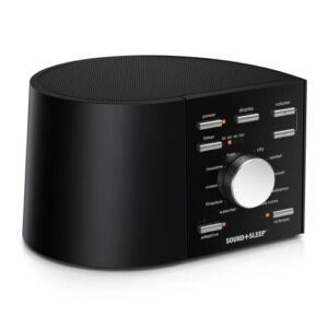 Sound+Sleep High Fidelity Sleep Sound Machine with 30 Guaranteed Non-Looping Nature Sounds, Sleep Timer, and Adaptive Sound Technology