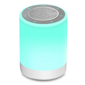 YYDSKIT White Noise Machine with Large Night Light, Sound Machine with 32 Soothing Sounds, Full Touch Control,Plug in, Auto-Off Sleep Timer for Baby Adults Kids Sleeping, Relaxing