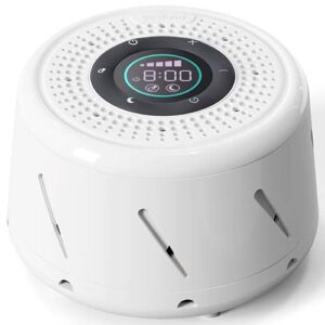 Bestand White Noise Machine New Generation Real Fun Sleeping Sound Machine with Intelligent Mode, Timer and LED Display for Noise Cancelling Sleep Therapy Office Privacy Travel Adults Baby
