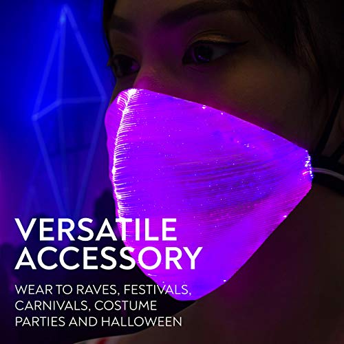 SoJourner Bags LED Light Up Mask – Rave EDM Halloween Masks For Men & Women – Halloween Costume Ready | The Storepaperoomates Retail Market - Fast Affordable Shopping