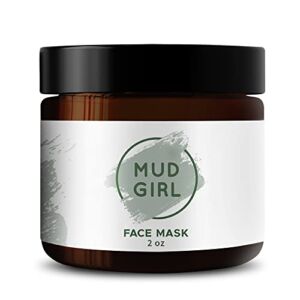 Mud Girl Citrus Face Mask – All Natural Treatment to Moisturize and Hydrate Skin, clay mask, spa treatment, organic, vegan-friendly, mud exfoliation, self-care, beauty products, firm skin, Small