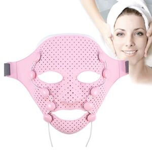 LED Mask Massager, Facial Acupuncture Points 3D Magnetic Vibration Massage Facial Mask SPA, Beauty Facial Mask for Skin Rejuvenation Shrink Pores Improve Oily Skin