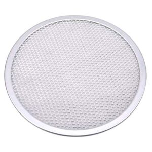 Bayetss Flat Mesh Pizza Screen Oven Baking Tray Net Bakeware Cookware for Home Use,10 Inches (10.04 inch)
