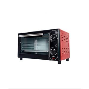SHKI Toaster Oven 12L Mini Electric Baking Oven Home Pizza Oven Baking Tools For Cakes Chicken Wing Temperature Control Timing（red）