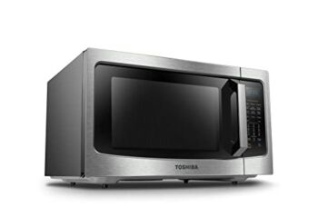 TOSHIBA 4-in-1 ML-EC42P(SS) Countertop Microwave Oven, Smart Sensor, Convection, Air Fryer Combo, Mute Function, Position Memory Turntable with 13.6″ Turntable, 1.5 Cu Ft, 1000W, Silver | The Storepaperoomates Retail Market - Fast Affordable Shopping