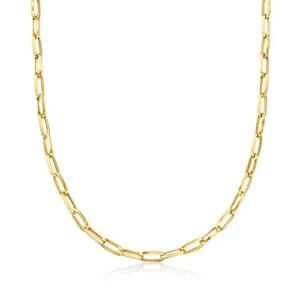 Canaria 10kt Yellow Gold Paper Clip Link Necklace