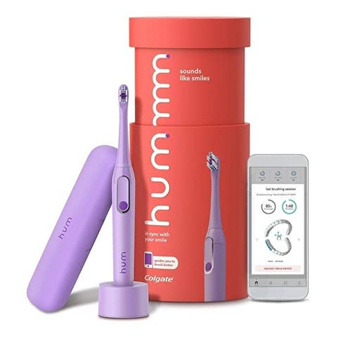 hum by Colgate Electric Toothbrush for Adults, Rechargeable Smart Sonic Toothbrush, Purple | The Storepaperoomates Retail Market - Fast Affordable Shopping