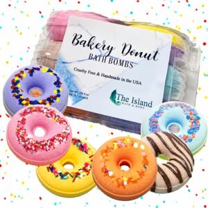 Giant Donut Bath Bomb Gift Set Extra Large, Made in The USA