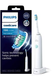 Philips Sonicare DailyClean 1100 Rechargeable Electric Power Toothbrush, White, HX3411/04