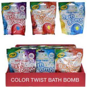 Crayola QQ851HBAZAP24 Bath Bomb in Blind Bag, Multicolor (Pack of 4)