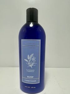 Bath and Body Works Aromatherapy Sleep Lavender Vanilla Hair Conditioner 16 Ounce Round Neck Bottle