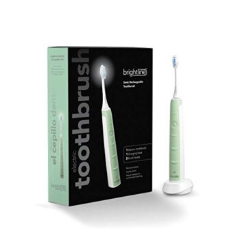 Brightline Rechargeable Sonic Electric Toothbrush ADA Accepted With Adjustable Intensity BuiltIn Timer 86700, Mint Green, 1 Count | The Storepaperoomates Retail Market - Fast Affordable Shopping