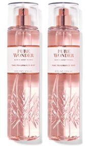 Bath and Body Works Fine Fragrance Mist – Value Pack Lot of 2 (Pure Wonder)