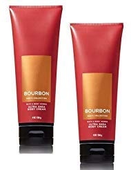 Bath and Body Works 2 Pack Men’s Collection Ultra Shea Body Cream BOURBON. 8 Oz