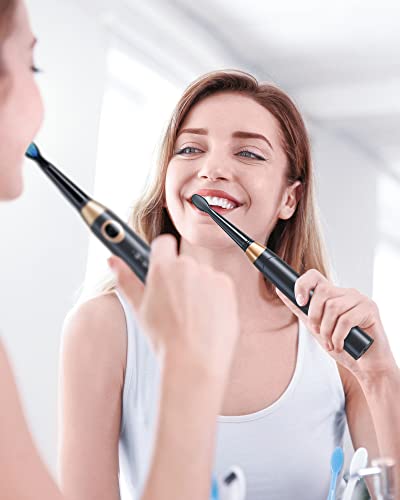 Electric Toothbrush for Adults , 5 Modes Powerful Cleaning Whitening 40,000 VPM Sonic Toothbrush with 8 Brush Heads , Rechargeable 4 Hours for 30 Days Usage , 2 Minutes Timer Waterproof IPX7 | The Storepaperoomates Retail Market - Fast Affordable Shopping