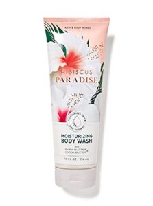 Bath and Body Works Hibiscus Paradise Moisturizing Body Wash 10 oz (Hibiscus Paradise)