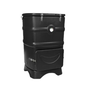 SKGFKYRM Compost Tumbler Outdoor Composting Bin Used to Quickly Create Fertile Soil with Liquid Fertilizer Collection Tube Composter