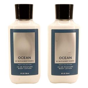 Ocean for Men Body Lotion – Bath & Body Works Signature Collection (2-pack) 8 Oz, 238 Ml each