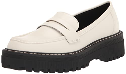 COOL PLANET By Steve Madden Women’s Hazel Loafer, Ivory Pu, 8 | The Storepaperoomates Retail Market - Fast Affordable Shopping