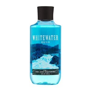 Bath & Body Works, Signature Collection 2-in-1 Hair & Body Wash, Whitewater Rush For Men, 10 Ounce