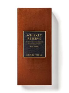 Bath and Body Works Whiskey Reserve Men’s Fragrance 3.4 Ounces Cologne Spray (Whiskey Reserve)
