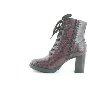 Naturalizer Callie Women’s Boots Burgundy Snake Size 7.5 W