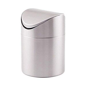 Cuisinox in-Home Stainless Steel Countertop Compost Bin, 4.7″ x 6.6″ (5-Cup)