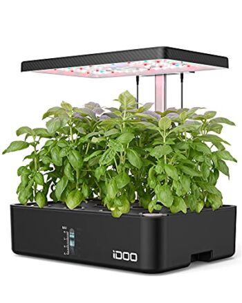iDOO Hydroponics Growing System 12Pods, Indoor Garden with LED Grow Light, Plants Germination Kit, Built-in Fan, Automatic Timer, Adjustable Height Up to 11.3″ for Home, Office | The Storepaperoomates Retail Market - Fast Affordable Shopping