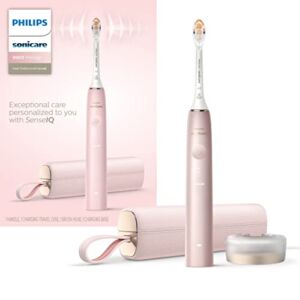 Philips Sonicare 9900 Prestige Rechargeable Electric Power Toothbrush with SenseIQ, Pink, HX9990/13
