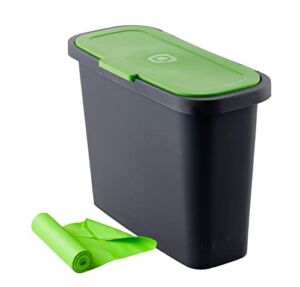 RSI RSI-MC-C9-COMBO Compost Bin, Black and Green