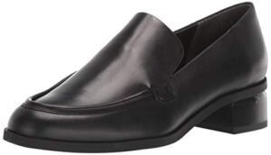 Franco Sarto Women’s Newbocca Loafer, Black, 9.5 Wide