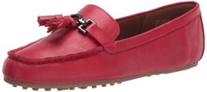 Aerosoles Women’s Deanna Driving Style Loafer, Red ,10 Wide