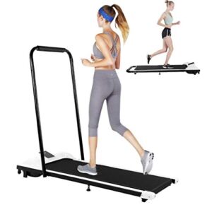 Treadmill,1HP Folding Walking Treadmill | Under-Desk Treadmill Smart Running Treadmill Compact Jogging Exercise Machine with Remote Control & LCD Screen,Max Speed 4 mph, for Home Gym