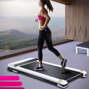 Proform Treadmill, Caminadoras De Ejercicios Electrica, LGR Portable Under Desk Walking Pad Flat Slim Treadmill with LDE Display & Sport APP, for Apartment and Small Space Without Assembling/White