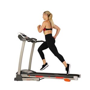 Sunny Health & Fitness Folding Incline Treadmill With Tablet And Device Holder – SF-T4400