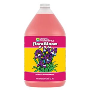 General Hydroponics FloraBloom 0-5-4, Use With FloraMicro & FloraGro For A Tailor-Made Nutrient Mix, Provides Nutrients For Reproductive Growth, Ideal For Hydroponics, 1-Gallon