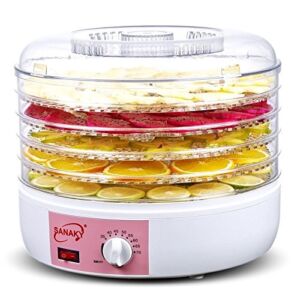 220V Food Dehydrator Professional Electric 5 Tray Food Preserver Kitchen Couture Digital Vegetable Deluxe Kitchen Appliance