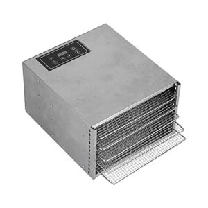 Fd‑5pd Food Dehydrator Food Grade Stainless Steel Large Capacity 5 Layer Kitchen Fruit Dryer Home Restaurant Evenly Heating(US 110V)