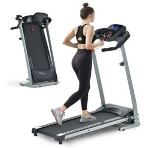 FYC Folding Treadmill for Small Apartment, Electric Motorized Running Machine for Gym Home, Fitness Workout Walking Easily Install