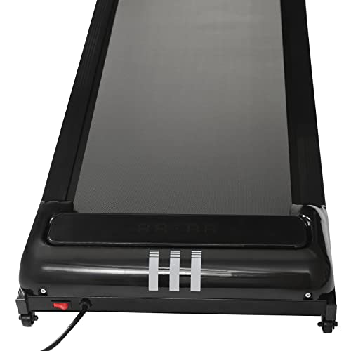 Treadmill 2 in 1 Under Desk Treadmill 2.25HP Walking Pad Treadmill, Walking Jogging for Home with LED Display, Remote Control, Installation-Free (Black) | The Storepaperoomates Retail Market - Fast Affordable Shopping