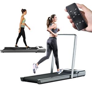 KaiLangDe Under Desk Treadmill, 3.0HP Treadmill, Walking Treadmill Under Desk with Remote Control and LED Display, Foldable Running Jogging Exercise Machine for Home Office