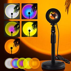 Sunset Lamp,Sunset Projection Lamp,Amaxshiirchy,180 Degree Rotation,10 Colors,for Photography,Party,Atmosphere