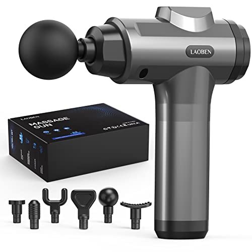 LAOBEN Percussion Massage Gun, Deep Tissue Massage Gun with LCD Touch Screen and 20 Adjustable Speeds, Massagers for Neck and Back, Effective Stress Relief and Strengthen Muscles, Nice Gifts Choices | The Storepaperoomates Retail Market - Fast Affordable Shopping