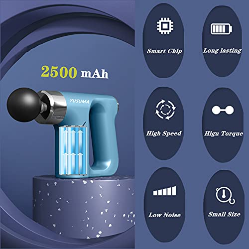 Mini Size YUSUMA Percussive Therapy Device Professional Massage Gun- Brushless Motor，16MM Deep Tissue Portable Handheld Massager for Back, Shoulder, Glutes,Arms,Calf’s – Full Body Pain Relief | The Storepaperoomates Retail Market - Fast Affordable Shopping