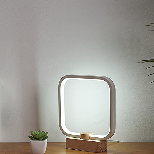 LED Wood Table Lamp, 3-Color Temperature Bedside Lamp,Bedroom Bedside Night Light, Dimmable Led Lighting, Small Desk Lamps for Living Room OfficeCreative Home Decor, Unique House warmging Gift | The Storepaperoomates Retail Market - Fast Affordable Shopping